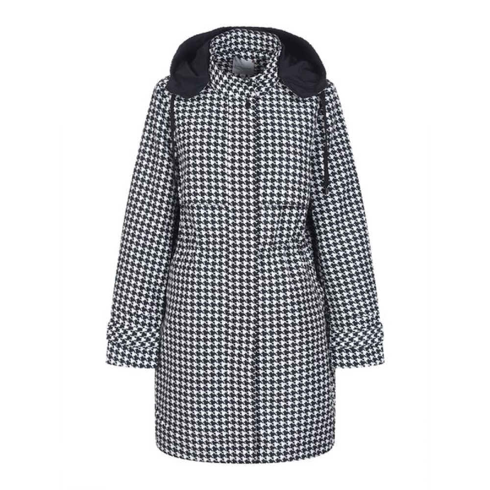 [クロコダイルレディ] モノトーントレンチコートブラックCLCSCT104