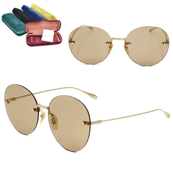 サングラス GG1149S-004 サングラス スマートフィット レディース ゴールド ブラウン