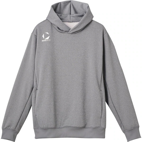 MOVESPORT ムーブスポーツ スポーツウエア フーデッドスウェット グレー 2XO ST5SSWT0M GY01