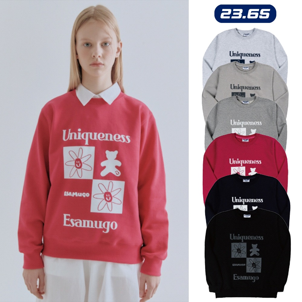 [23.65] 23.65 CHECK BEAR SWEAT SHIRT 公式販売店