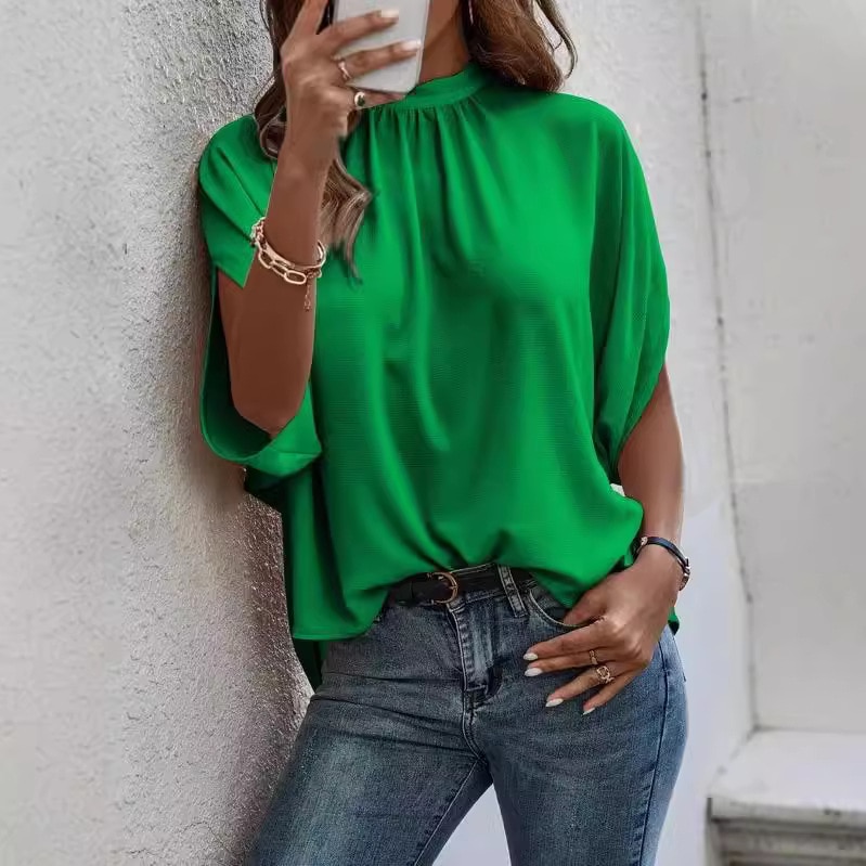 2023 Independent station wish Amazon women s clothing explosion summer casual fashion printing split