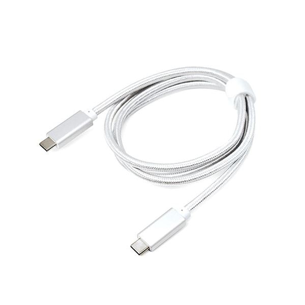 [5個セット] 日本トラストテクノロジー JTT USB3.2 Gen2 TYPE-C to TYPE-Cケーブル 1m SLIVER JTCC322-10SVX5