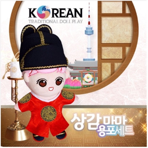 韓国伝統人形サンガママヨンポセット外国人知人プレゼントチュソク旧正月