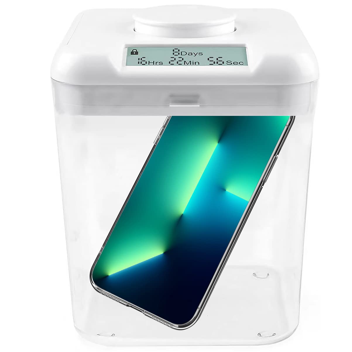 タイムロッキングコンテナ スマホロックボックス タイムロックボックス 禁欲ボックス タイムロッキング スマホ依存症対策 スマホ ロック タイム ロック ボックス 大容量 電池式 時間を自由に設定 禁煙