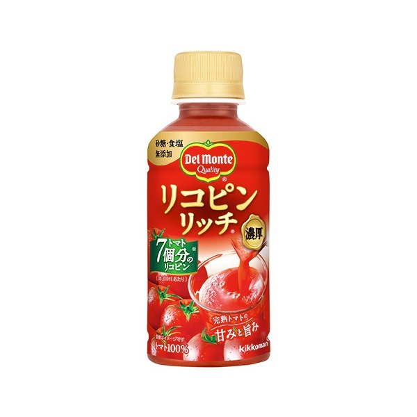 デルモンテ リコピンリッチ トマト飲料 ペット 200ml×24 メーカー直送 4,677円