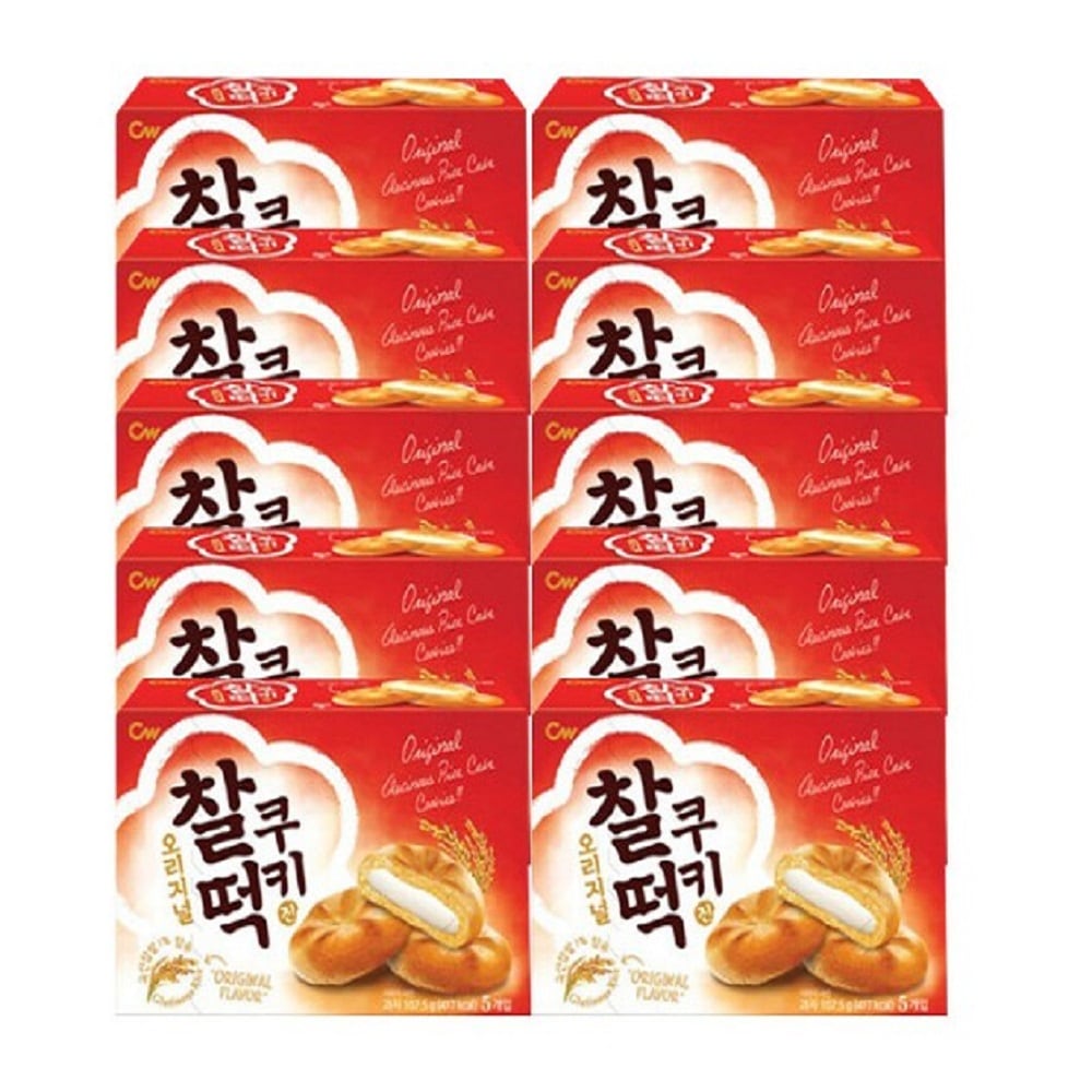 韓国-K MEAL-ぴったりクッキー 5個入り 10箱 おやつ もちもち 柔らかいクッキー お餅 デザート -K FOOD