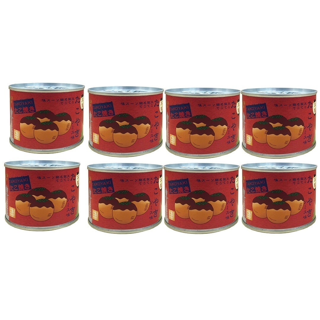 大阪 たこやき缶 190g（たこ焼4個入）8缶 【産直メーカー直送品】