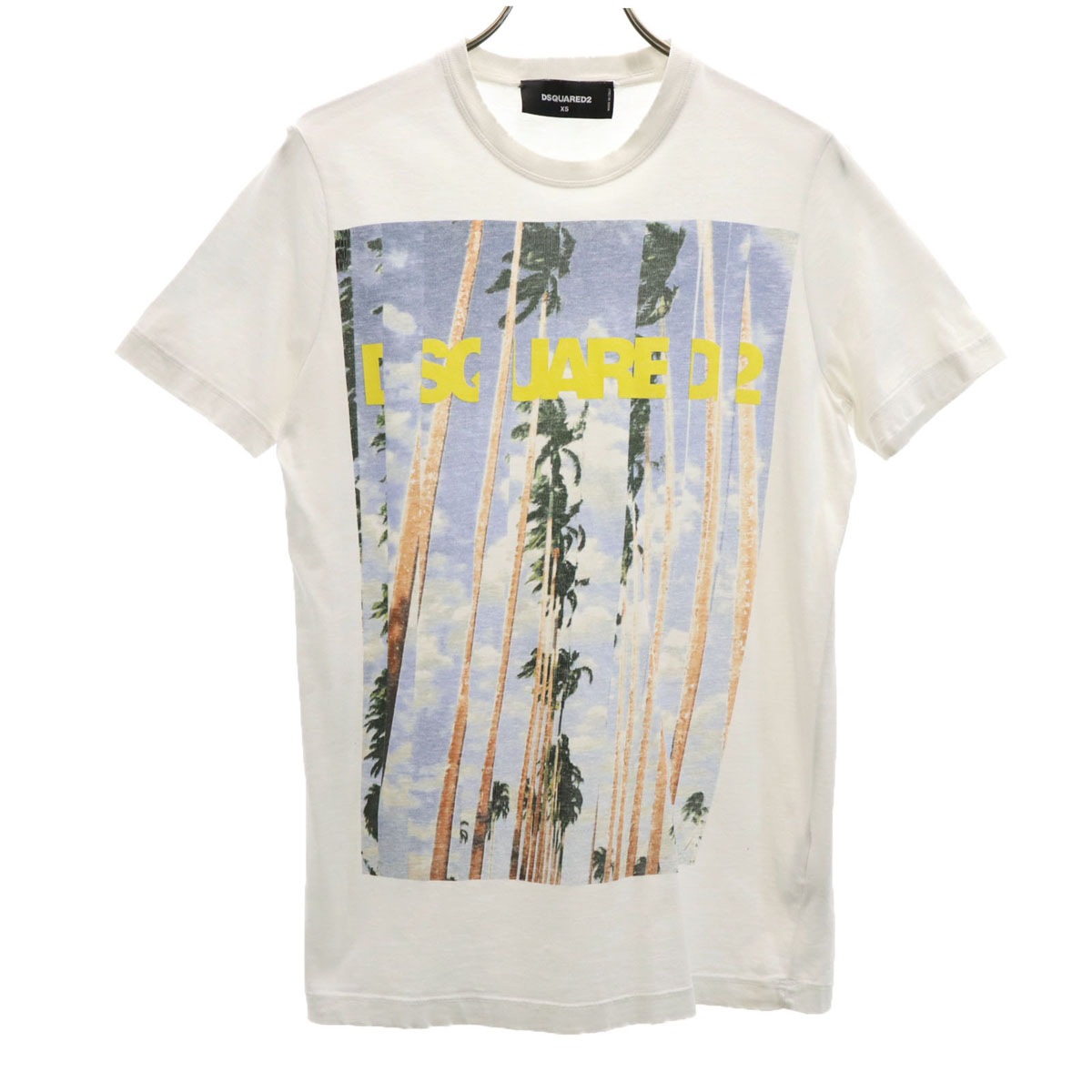 イタリア製 半袖 Tシャツ XS ホワイト メンズ 古着