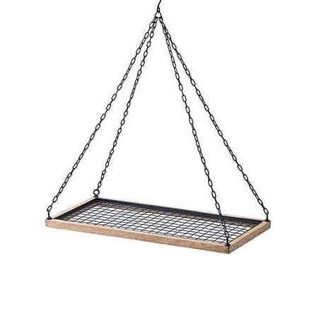 ハンギング プランター 吊り下げ メッシュハンガー 41365 プラントハンガー 観葉植物 多肉植物 北欧 おしゃれ 鉢カバー 木 新生活 吊り鉢 植木鉢 壁掛け 室内 植物 玄関 ガーデンポット 鉢