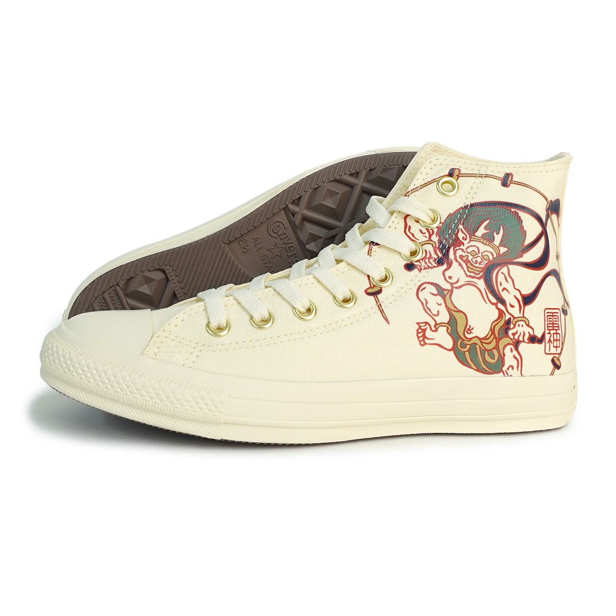 スニーカー ハイカット メンズ レディース オールスター フウジンライジン HI オフホワイト 風神雷神 ALL STAR FUJINRAIJIN HI