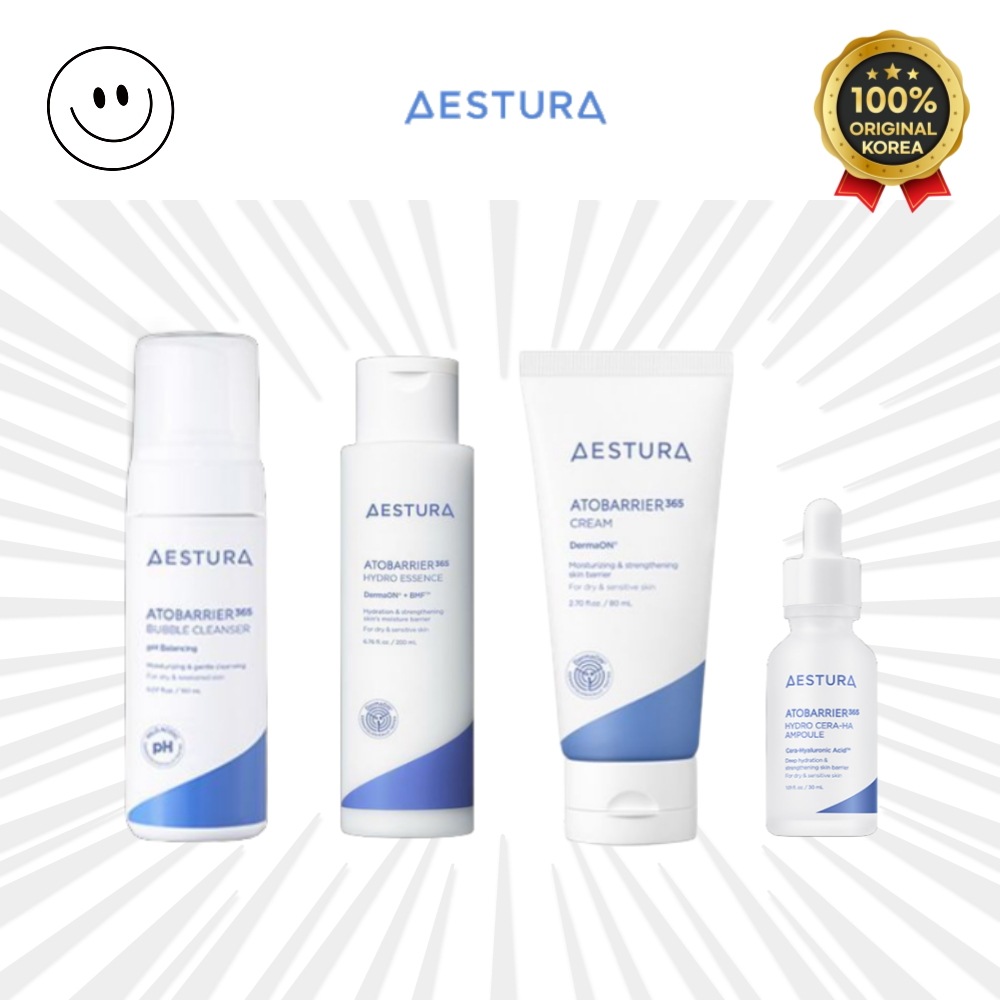 [4点セット]アトバリア365バブルクレンザー150ml+ハイドロエッセンス200ml+クリーム80ml+速水分アンプル30ml