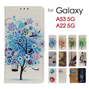スマホケース Galaxy A23 5G ケース 手帳型 SC-56C SCG18 カバー Galaxy A22 5G/A53 5G ケース 猫 手帳型ケース A54 5G カバー SC