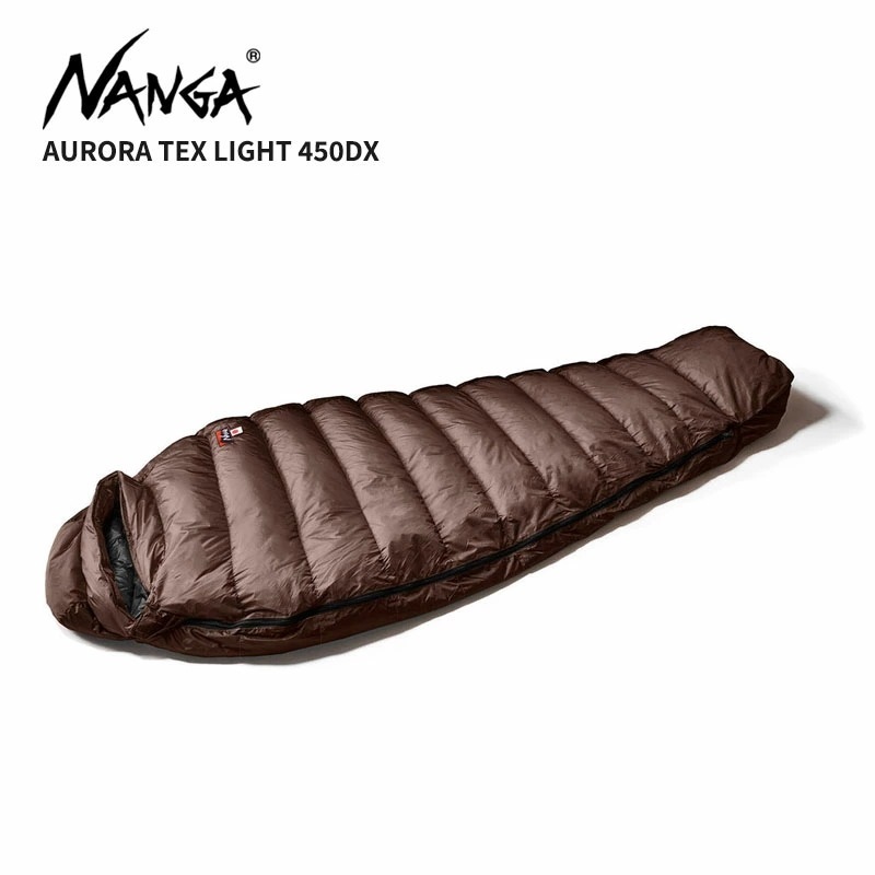 ナンガ 寝袋 ダウンシュラフ NANGA オーロラテックス ライト450 DX AURORA TEX light 450 DX ダウン 羽毛 ロングサイズ 防水