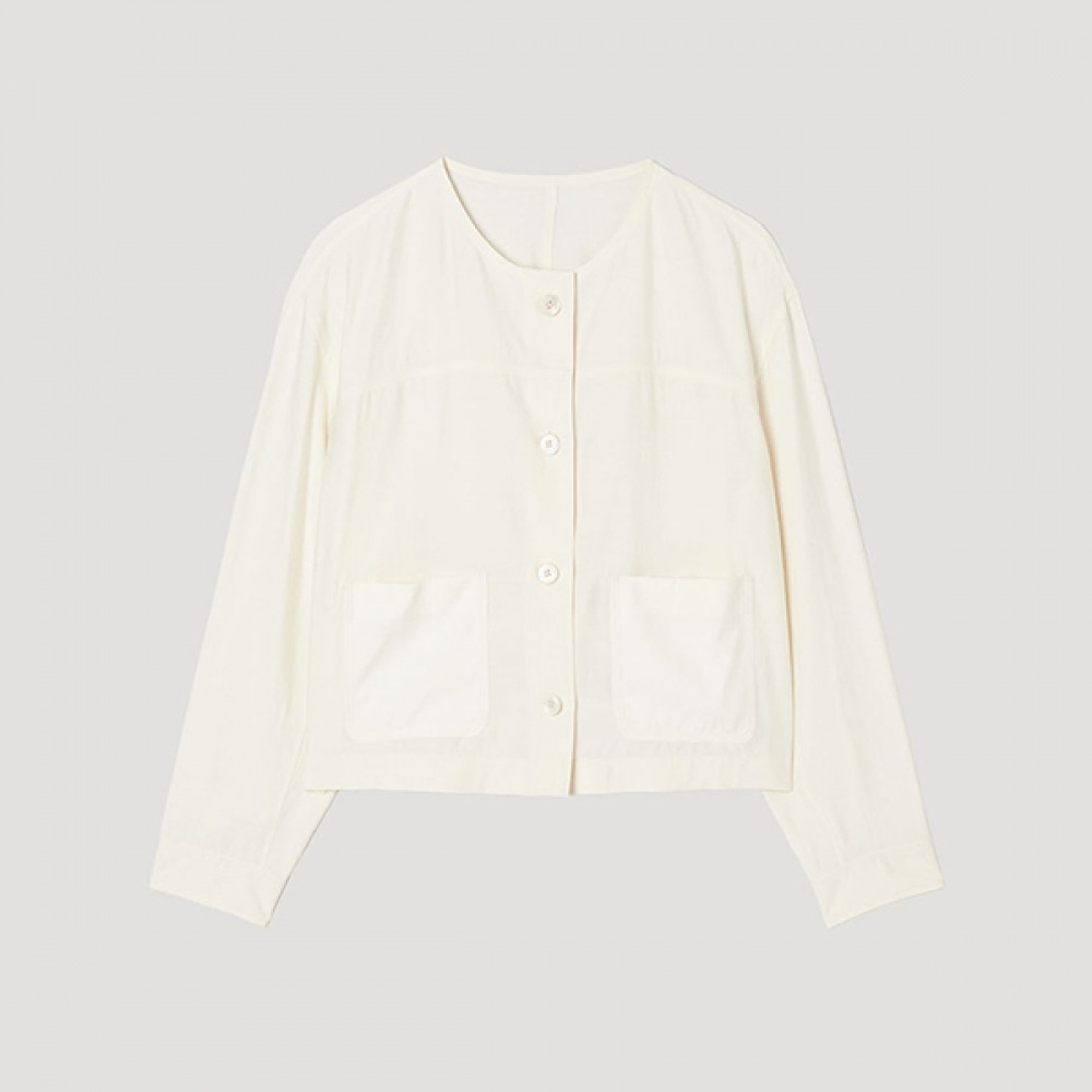 [シューズミス] ラウンドネックポケットジャケット_SWWJKP21140_CR