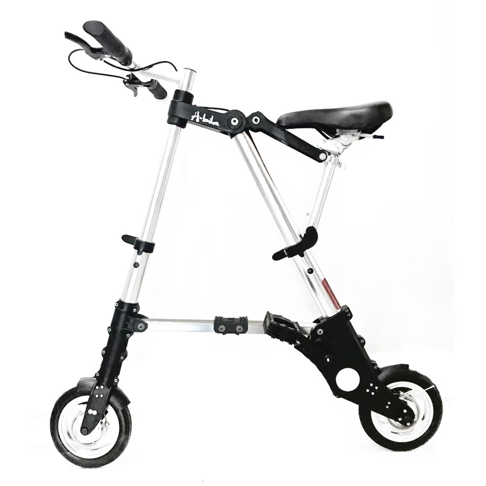 8インチABike折り畳み自転車 超軽量Bicycle A型bikeチューブレス タイヤ空気入れ不要