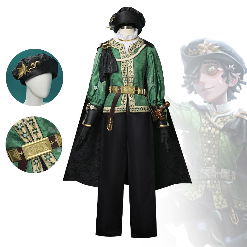 Monenjoy　第五人格　サバイバー　患者 実物化 SSR衣装　限定 初期衣装 　豪華生地　コスプレ衣装　制服　感謝祭 コスプレ　舞台衣装　仮装　ハロウィン