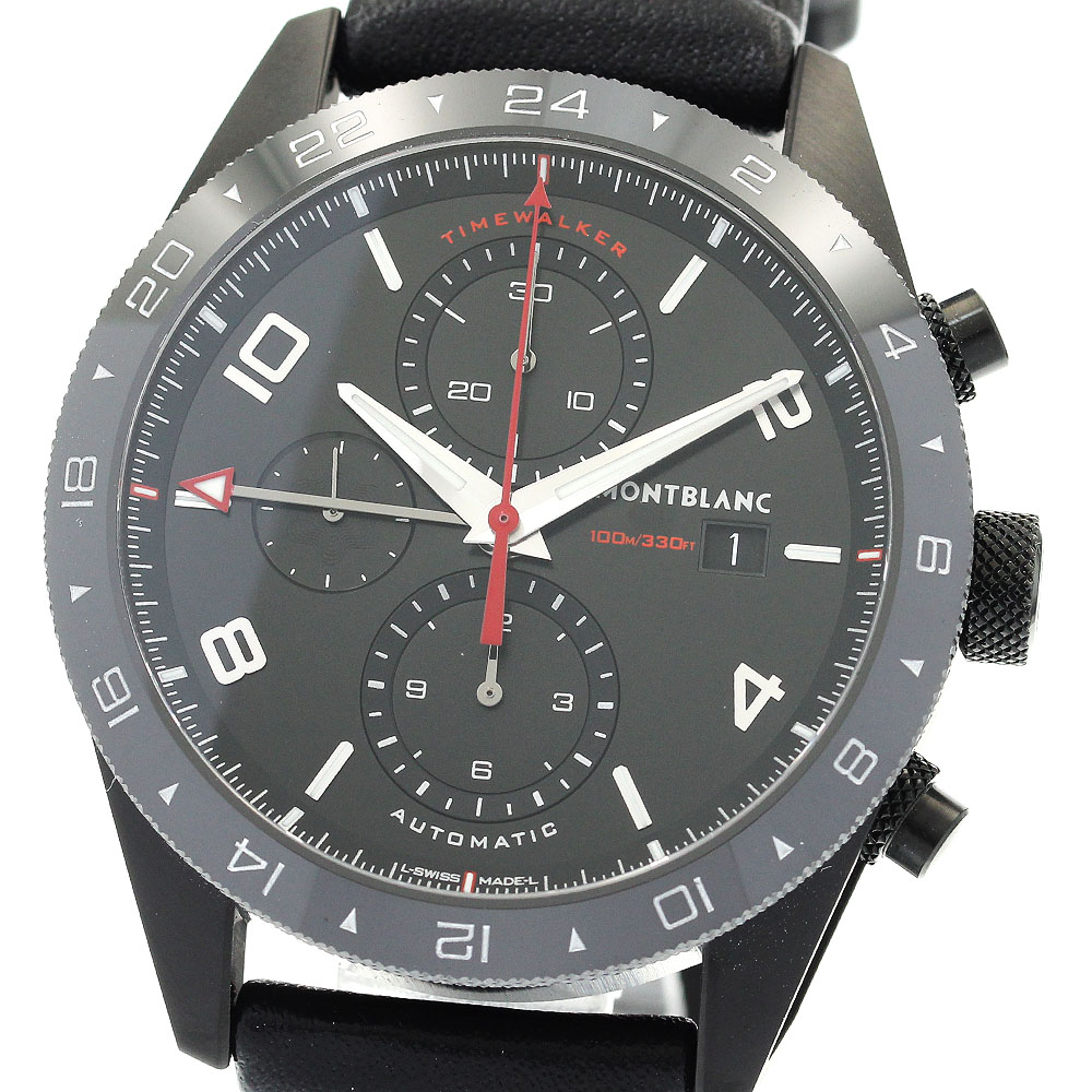モンブラン MONTBLANC MB116102 タイムウォーカー クロノグラフ 自動巻き メンズ 極美品 箱・保証書付き_880502【中古】
