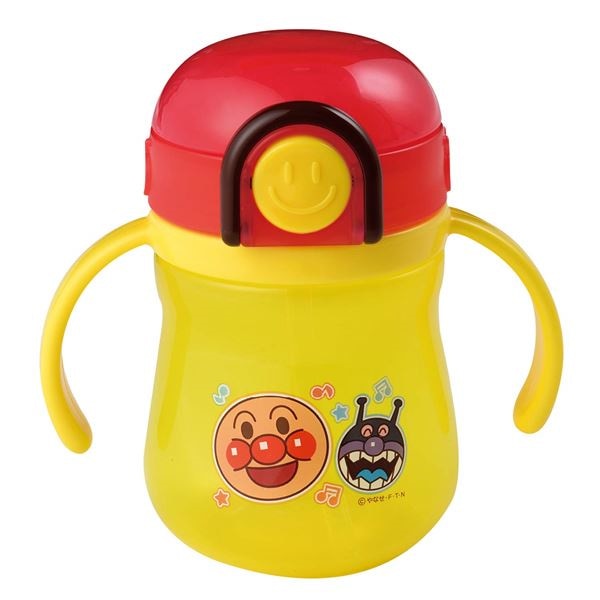 （まとめ）アンパンマン ワンタッチ ストローマグ 200ml KK-185 [60個セット]