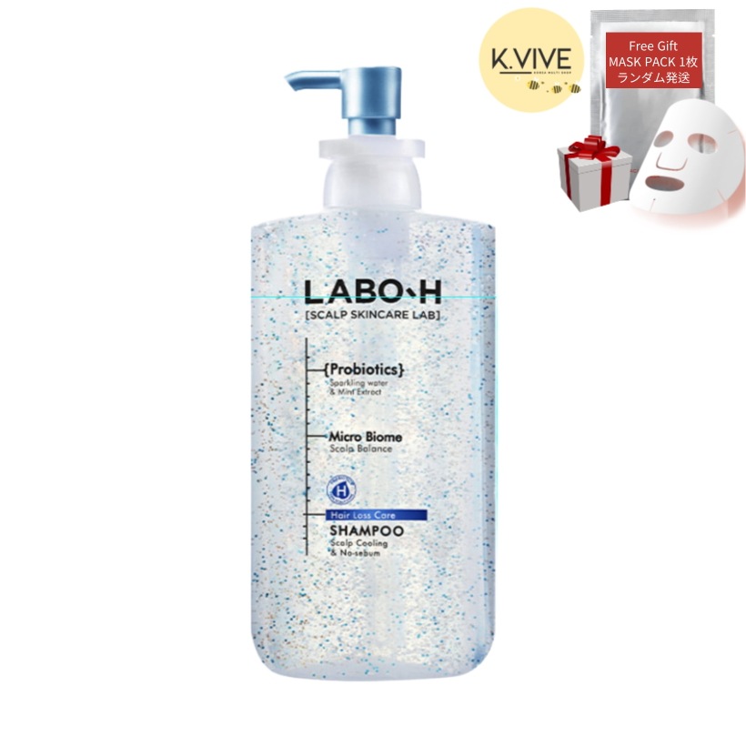 [LABO-H] 頭皮クーリングケア シャンプー750ml 大容量/400ml x 2個 /抜け毛に悩む/ 頭皮環境ケア/毛髪サポート/韓国シャンプー/ビーガンシャンプー/韓国おすすめシャンプー