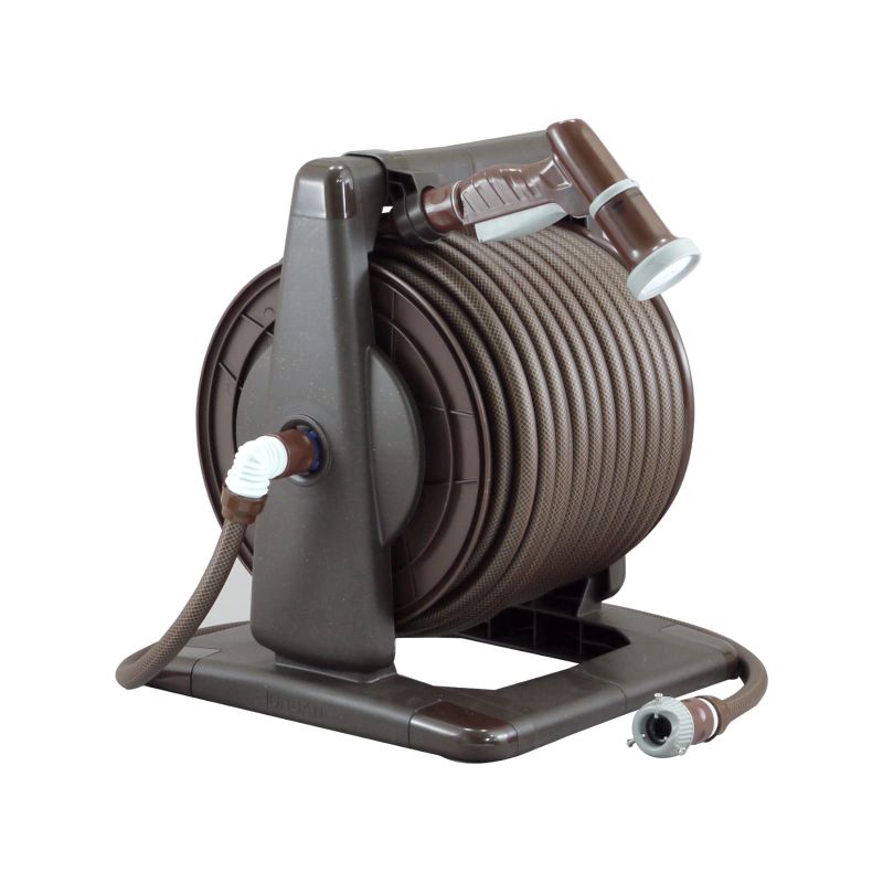 アーバンリール 12mmさらさら耐圧ホース 50m ブラウンメタリック URB4-Q507R