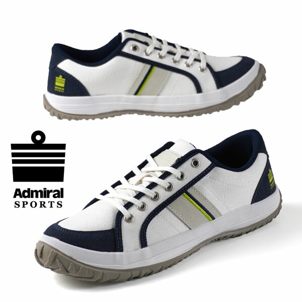 女性 BONNIE AD903 ボニー スエードキャンバス スニーカー 2E相当 白/紺 0903 カジュアル おしゃれ かわいい シンプル クラシカル レトロチック スポーティ 送料無料