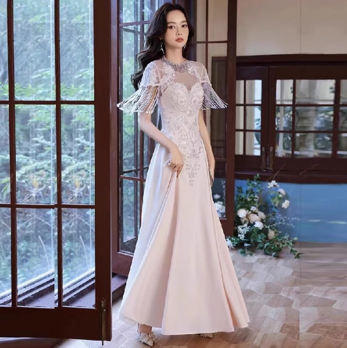 ドレス 衣装 ロング丈 カクテルドレス 二次会ドレス 演奏会ドレス ステージドレス フレア かわいい 大人可愛い きれいめ シンプル 大人 上品 おしゃれ かっこいい レトロ こなれ感 個性的 クール