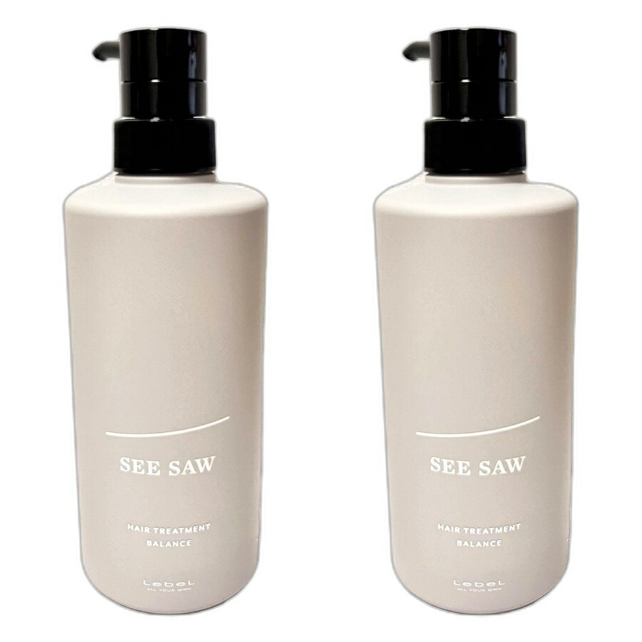 【2本セット】ルベル SEE/SAW シーソー ヘアトリートメントB　500mL