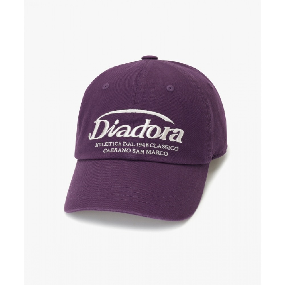 DIADORA ベーシックコットンツイルボールキャップパープル