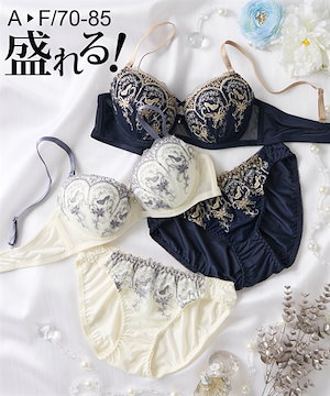 ブラ＆ショーツ上下セット エレガントプリンセスブラジャーショーツセット