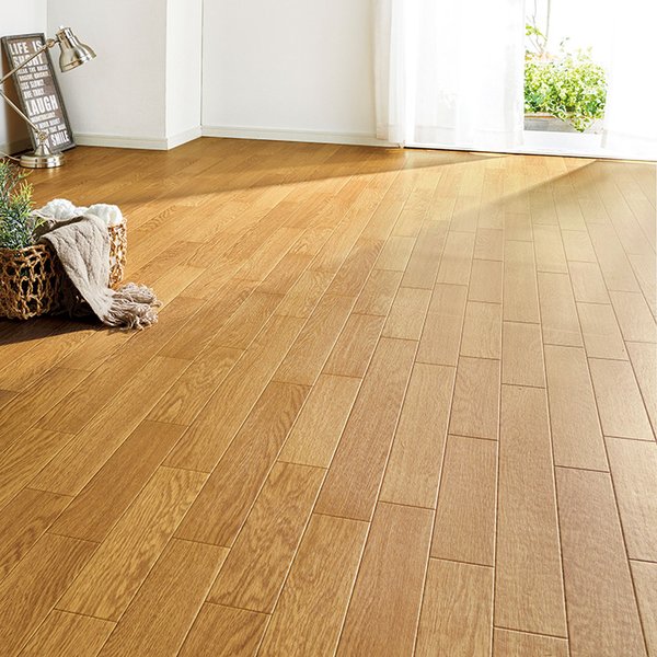 防水撥水抗菌フローリングクッションフロア 約182×200cm ライトオーク