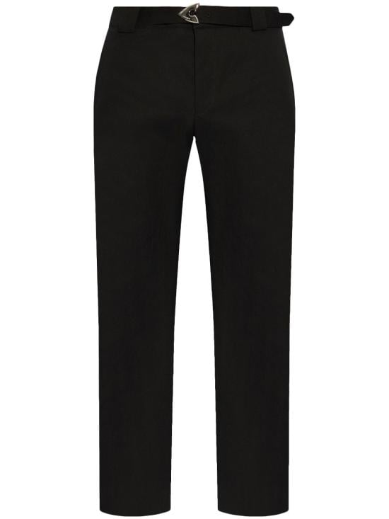 ALEXANDER MCQUEEN Men Straight Pants 809140 QSAA91000 Black