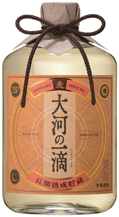 【送料無料】雲海酒造 長期熟成貯蔵 麦焼酎 大河の一滴 25度 720ml6本/1ケース【北海道沖縄県東北四国九州地方は必ず送料が掛かります】