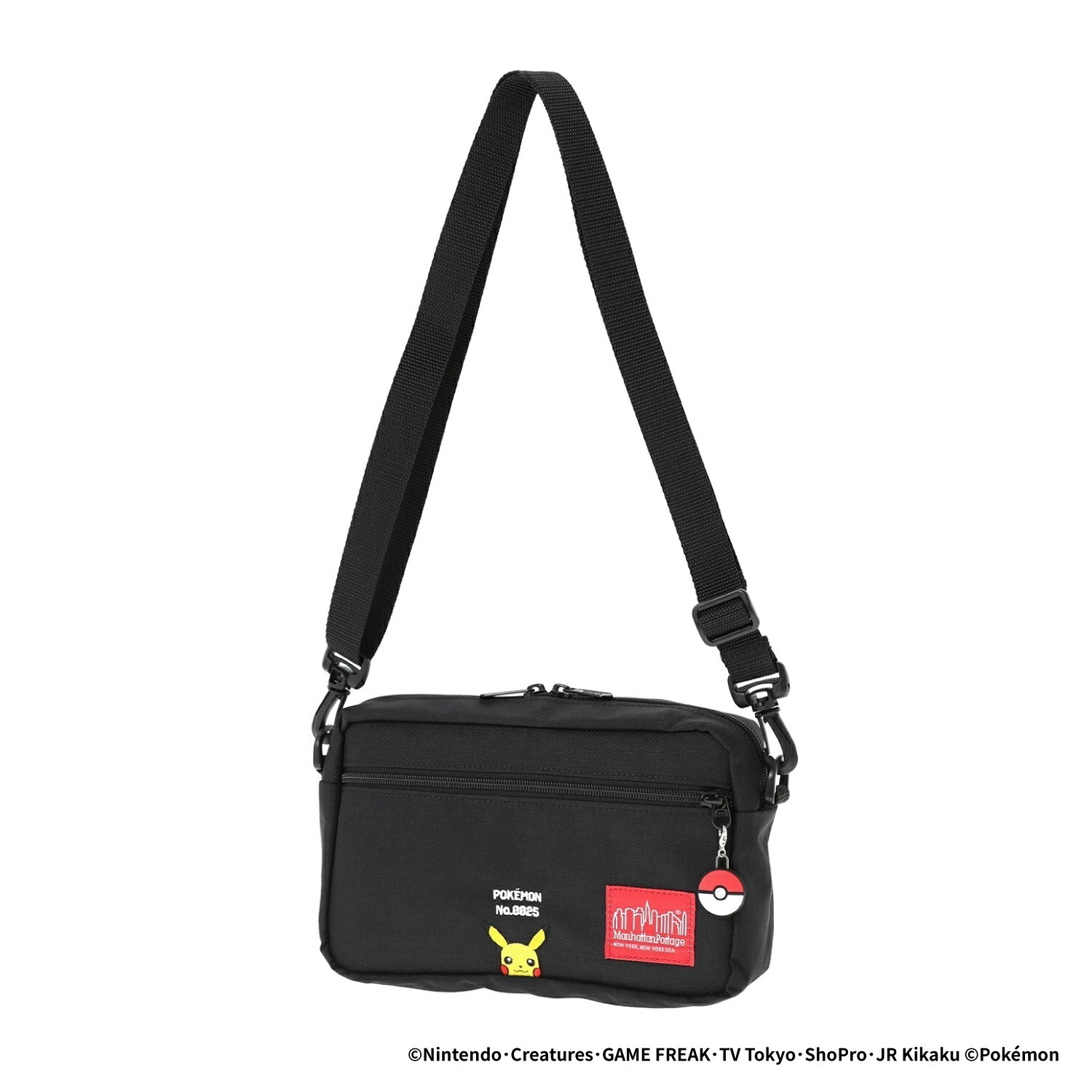 正規品 Jogger Bag Ver.2 ポケモン ピカチュウ ブラック 1404-L-2-POKEMON-PIKACHU BLK