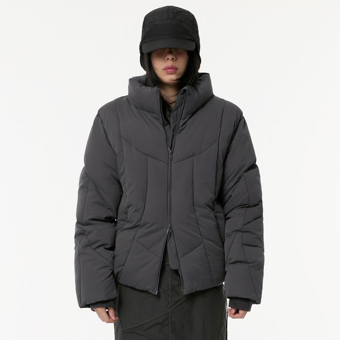 【FLAREUP】 32.DIVISION PUFFER PADDED JACKET : DARK GRAY