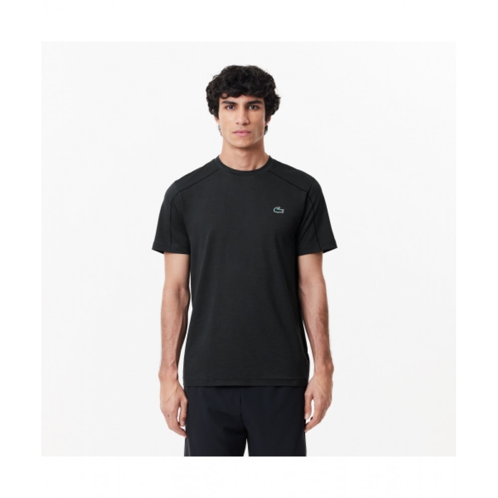 LACOSTE メンズメランジトレーニングTシャツ [グレー]