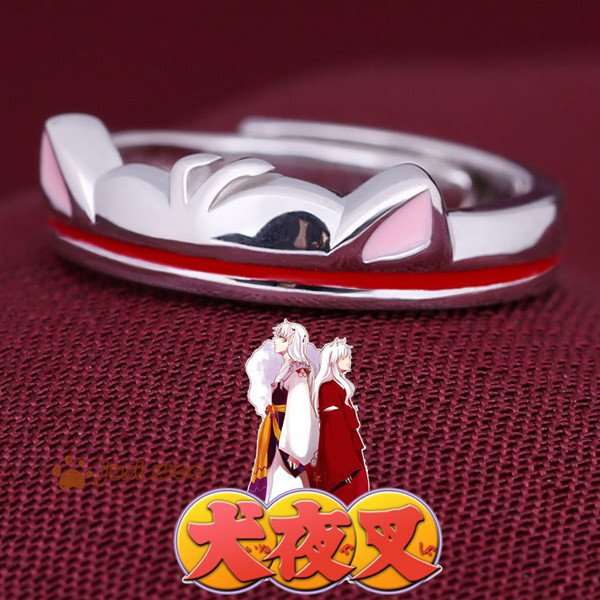 犬夜叉 プレゼント　S925銀大人気 キャラクターグッズ　アニメ リング　印象指輪 可愛い アニメ