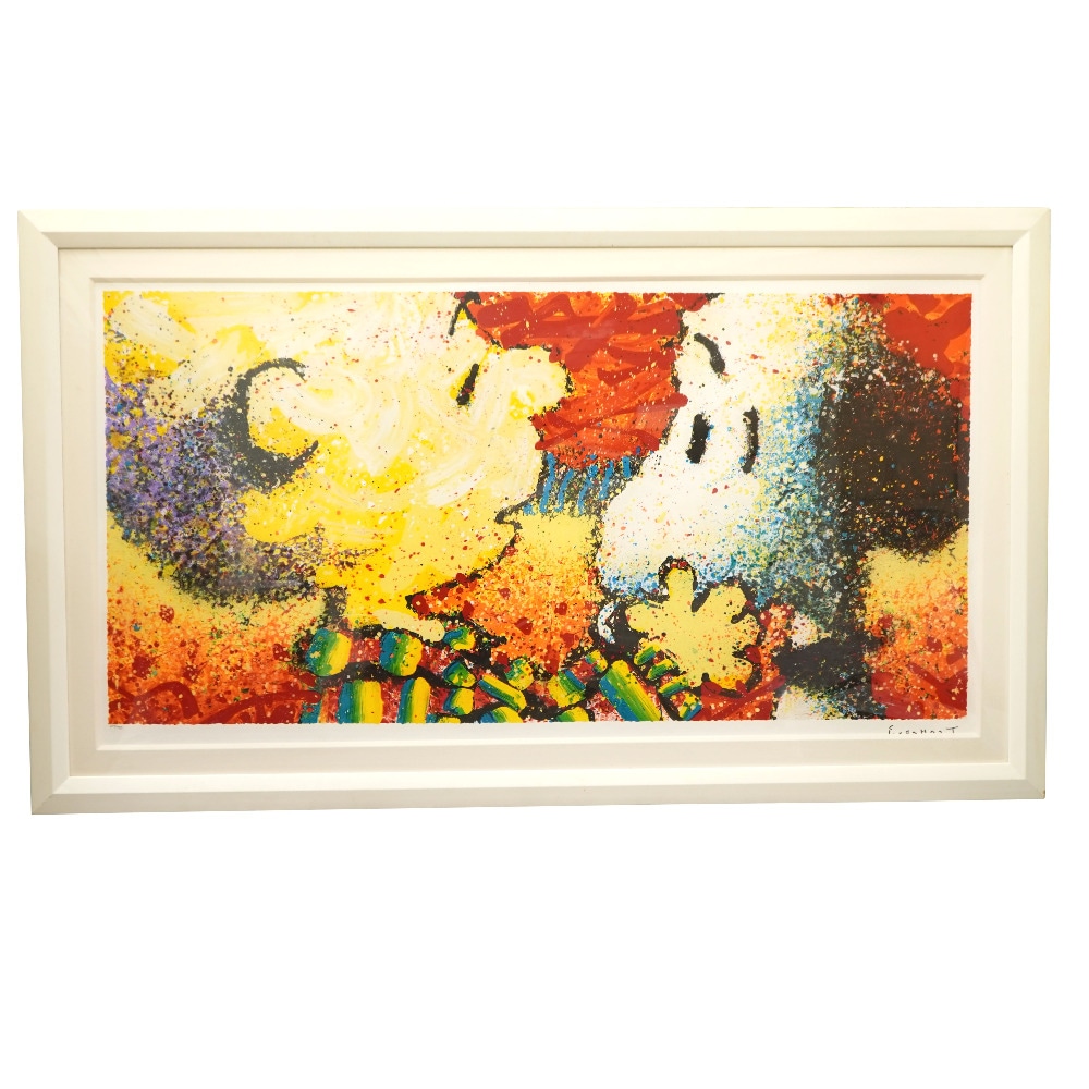 美品 トムエバーハート DOG BREATH リトグラフ オブジェ 紙 マルチカラー 0073【中古】Tom Everhart ユニセックス 247,500円