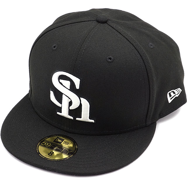 キャップ 福岡ソフトバンクホークス [14525187] 59FIFTY NPB メンズ・レディース 帽子 日本プロ野球 ブラック/ホワイト 正規取扱店