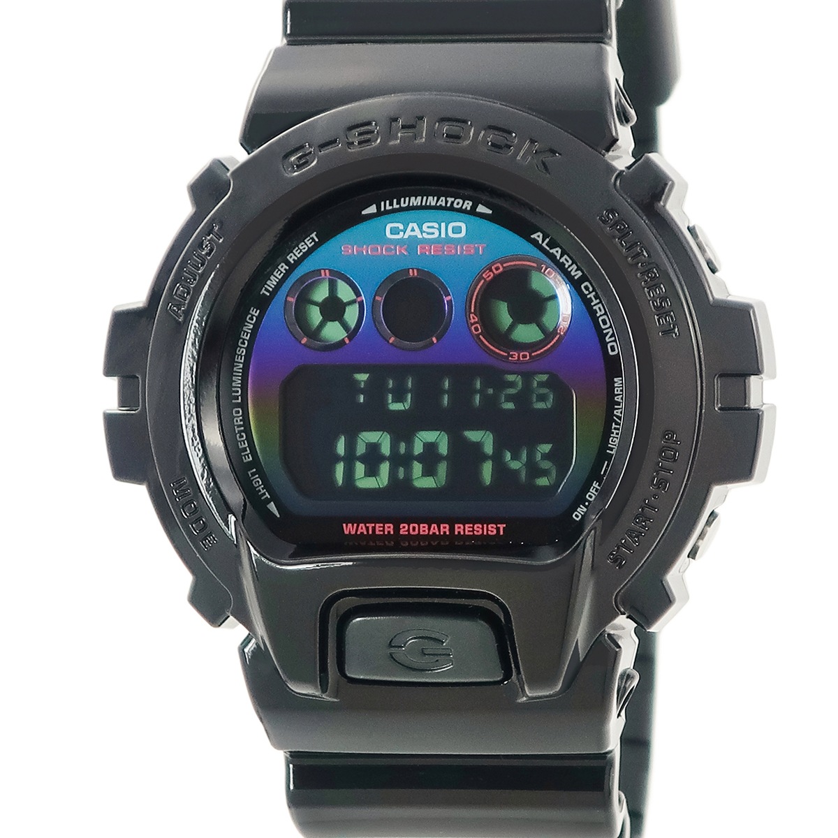G-SHOCK ヴァーチャルレインボー Gamer’s RGBシリーズ DW-6900RGB-1ER クオーツ メンズ 未使用 レインボー 3年保証