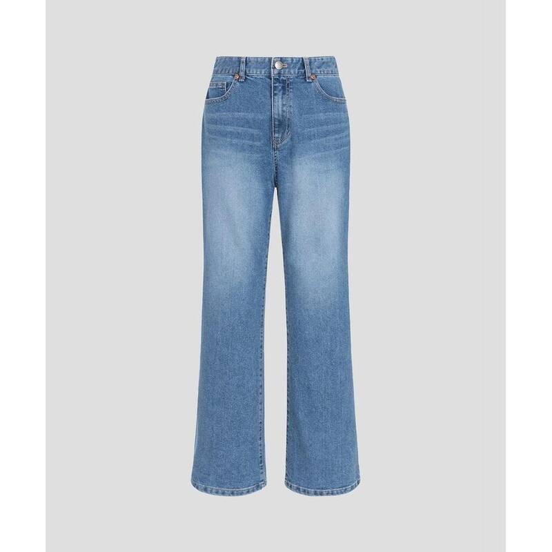 BEANPOLE LADIES ブーツカットデニム スカイブルー (BF6221E12Q) BF6221E12Q 405996