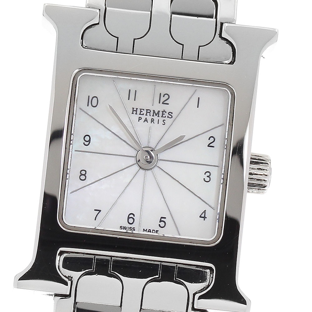 エルメス HERMES HH1.110 Hウォッチ ミニ クォーツ レディース _884122【中古】