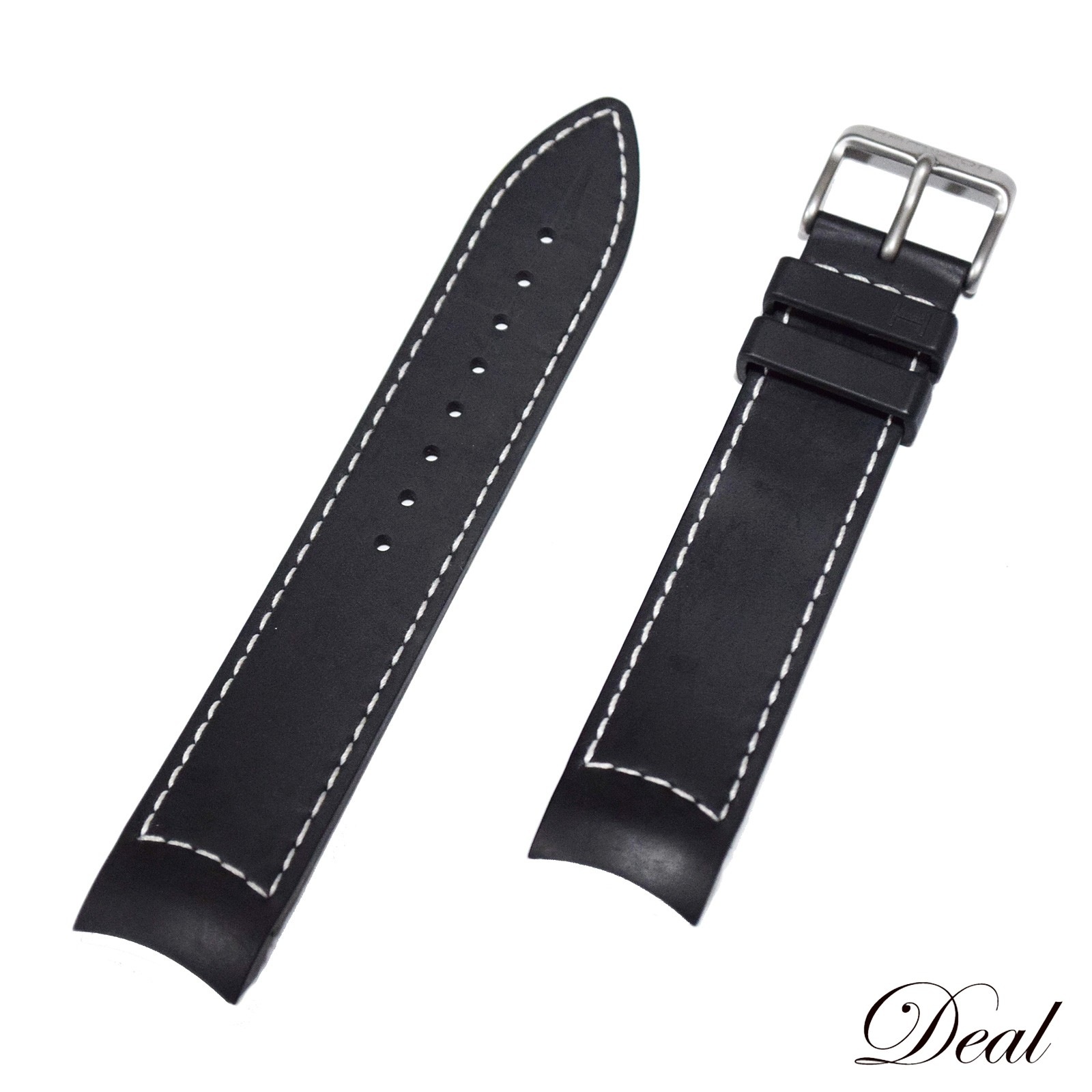 SALE ハミルトン 純正 ラバーベルト 尾錠付 H600.776.100 ブラック メンズ 時計ベルト