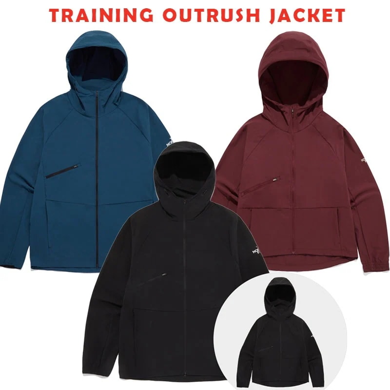 韓国正規品保証 関税負担なし NJ3BQ58A TRAINING OUTRUSH JACKET デイリー 基本 着装 男子 女子 人気 韓国 ファッション 男女共用 アウトドア