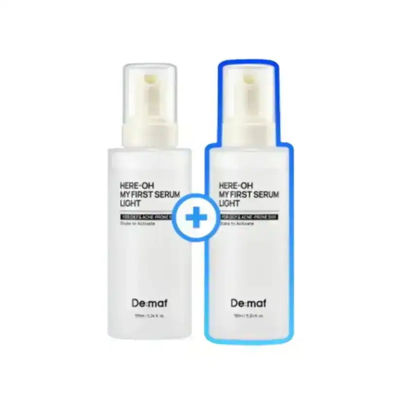 [26SS/New] (1+1)ヒーロー マイファースト セーラムライト 155ml #脂性用万能基礎 #低分子ヒアルロン酸 #シカ #ティーツリー葉水 #抗酸化成分