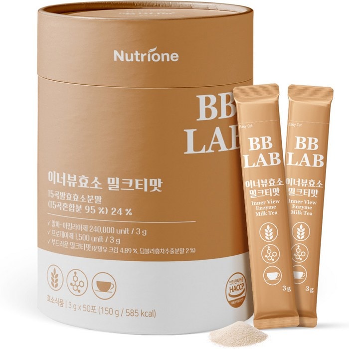 ビビラップ インナービュー酵素ミルクティー味 50p150g