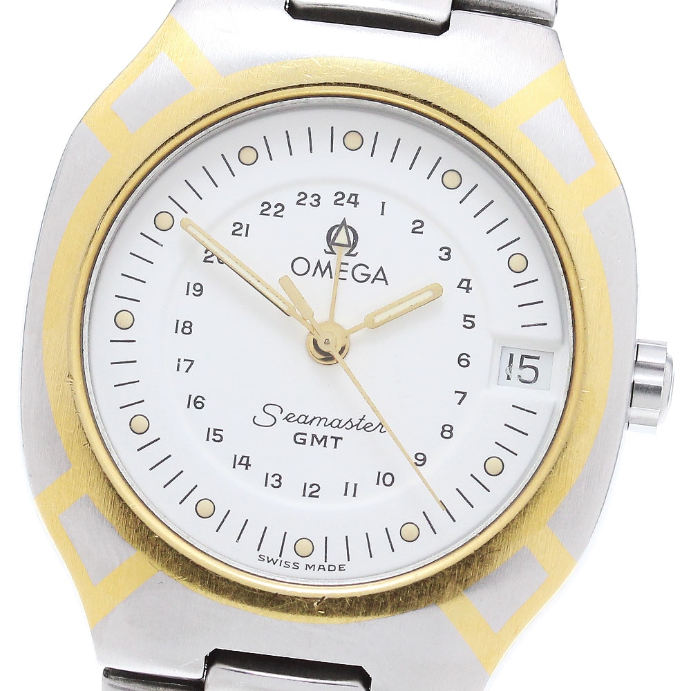 OMEGA オメガ シーマスター ポラリス コンビ レア クォーツ 電池交換済