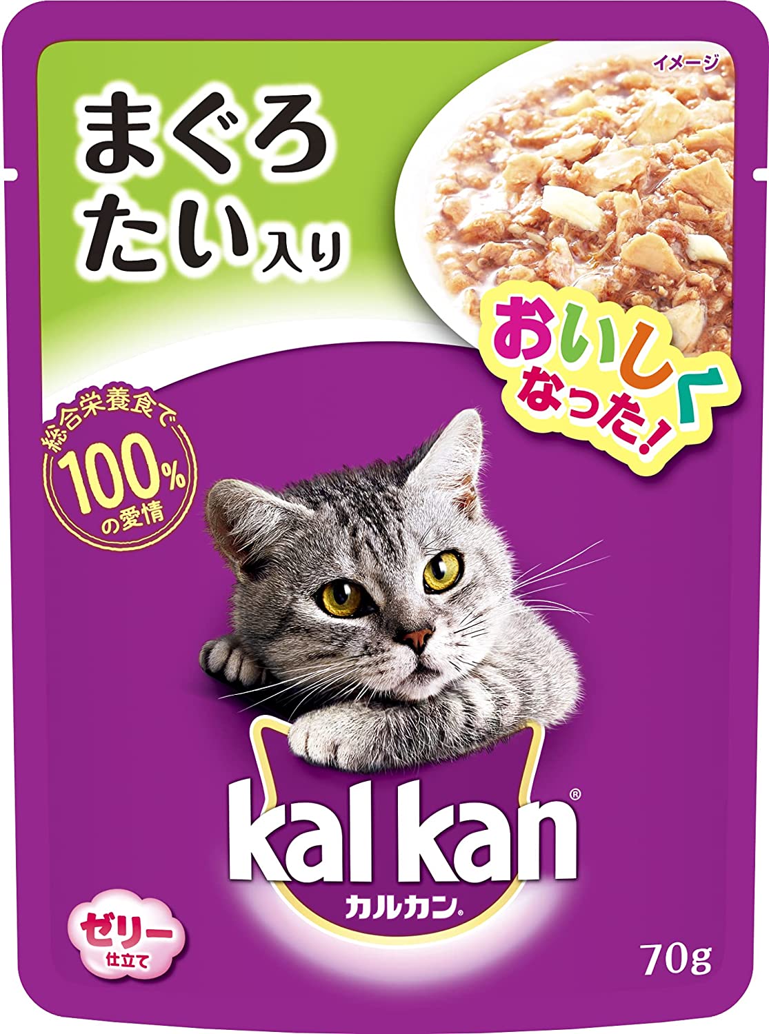 カルカン パウチ まぐろ たい入り キャットフード 成猫用 70g16袋10 (ケース販売)