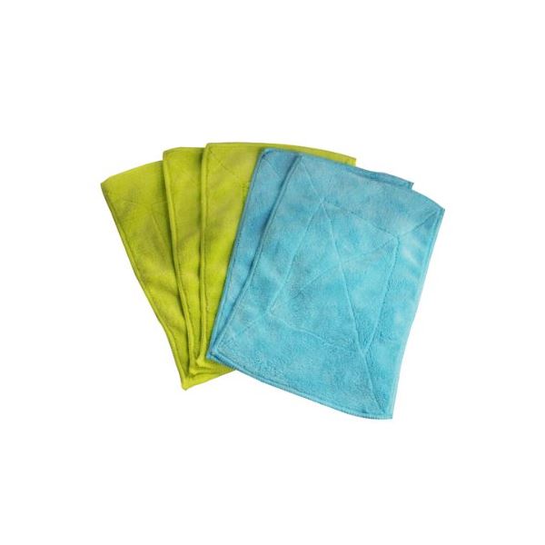 激落ち マイクロぞうきん/雑巾 (5枚入 40個セット) 洗剤不要 家電 家具 窓ガラス汚れ 手アカ 掃除用品 清掃用品