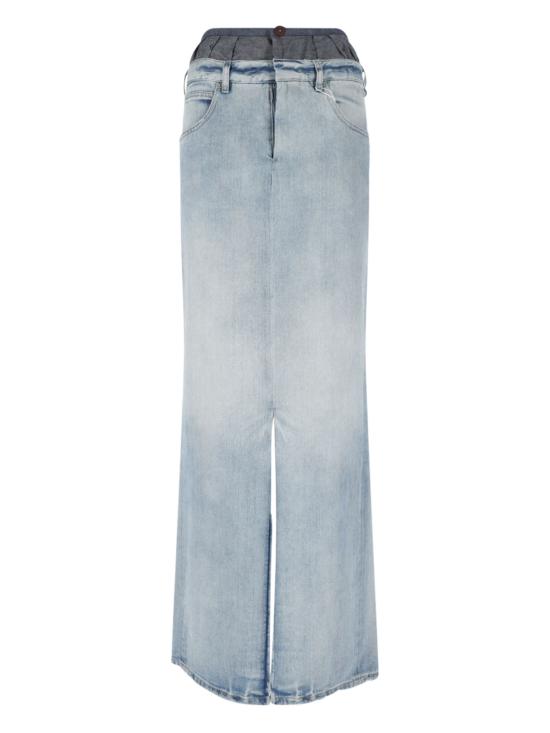 MAISON MARGIELA Women Mid Skirts S51MI0006 S30383 961 Blue