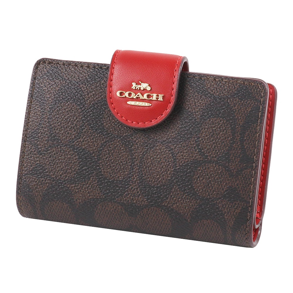 財布 二つ折り財布 CW786 IMXD0 シグネチャー アウトレット レディース ウォレット 新作